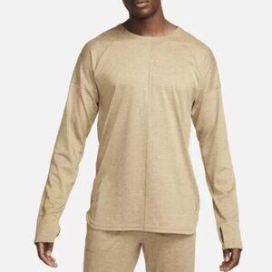 Nike Men's Long Sleeve Tee - Tan